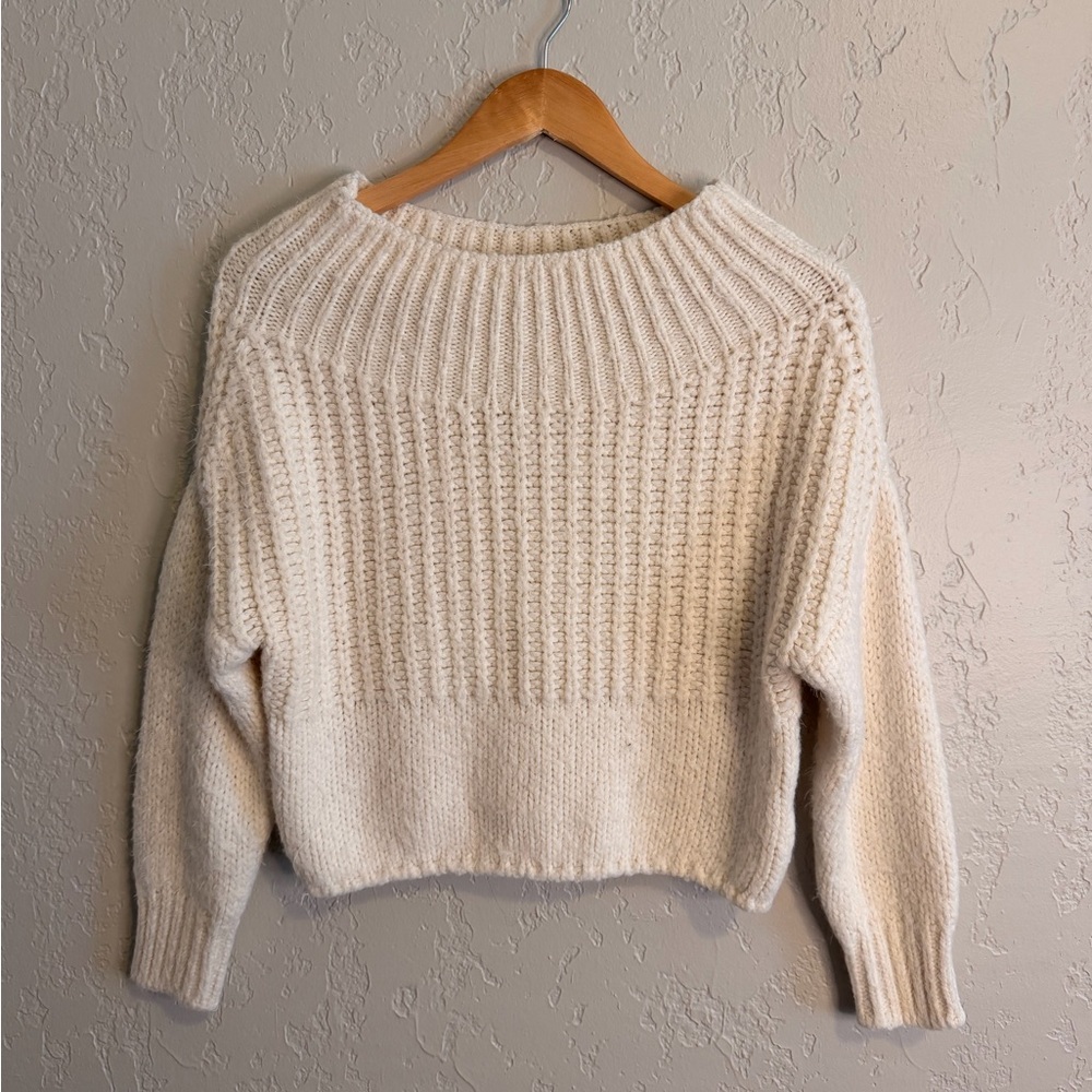 Cozy Cream Knit Sweater